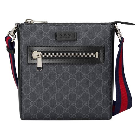 crossbody gucci hombre|gucci shoulder bag men's black.